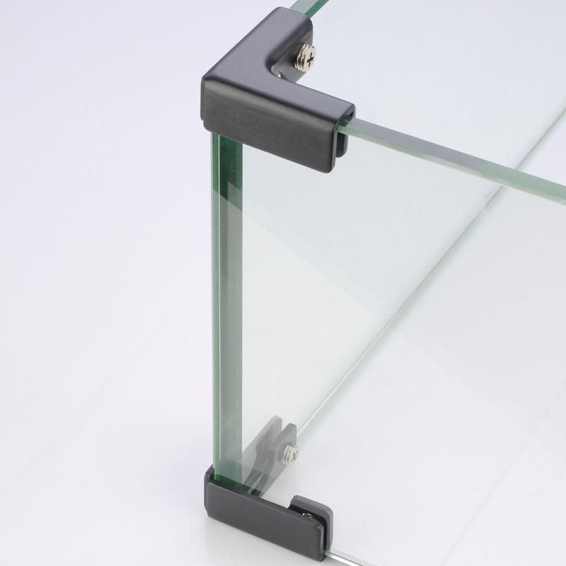 1 Pcs New Aluminum Alloy Angle Corner Code Tcross Reinforced Ltype Hardware Glass Clip Tile Fixing Clip