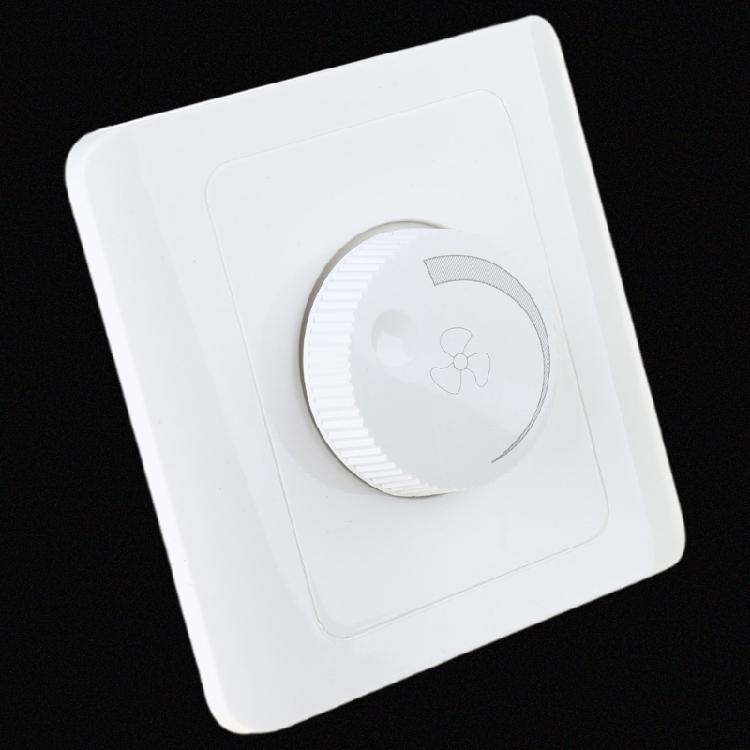 Deckenventilator Verdeckte Montage Geschwindigkeitsregler Stufenlose Einstellung Haushaltsventilator Bedienfeld 86er Typ Ventilator-Geschwindigkeitsregler