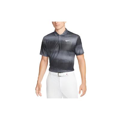 Dri-FIT Gradient Stripe Logo Print Short Sleeve Polo Shirt Men Polo Shirts Black DN2237-068