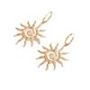 Sunflower Earrings Jewelry Women's Light Luxury Niche High-end Earrings Alloy Accessories
