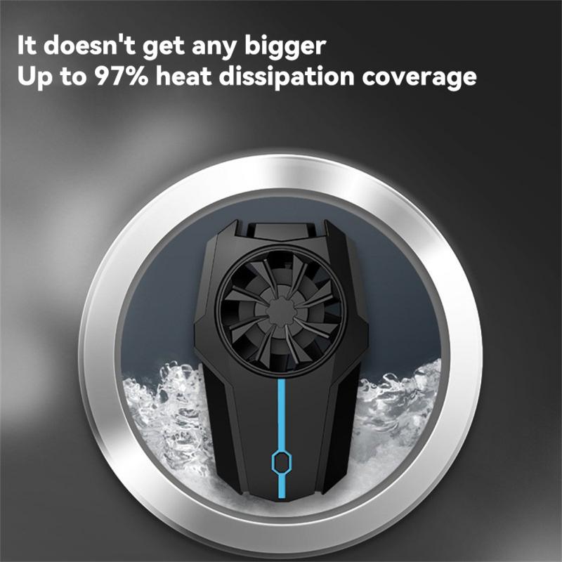 Universal Gamer Air-cooled Mobile Phone Cooler Cooling Fan Radiator Cooler Cell Phone Cooler for IPhone Samsung Xiaomi