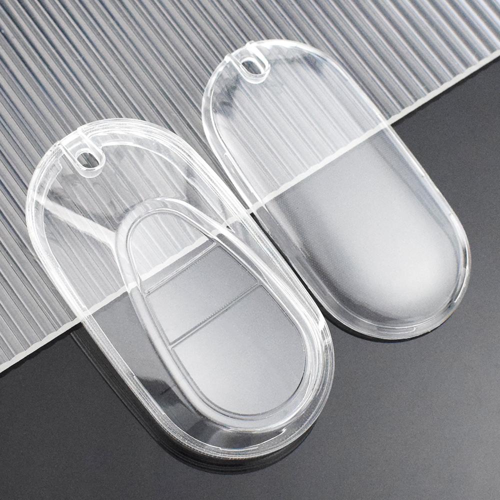 TPU Shell Fob For Mercedes Benz 2022 C S Class W206 W223 S350 C260 C300 S400 S450 S500 Key Car Key Case Cover Protector Keychain