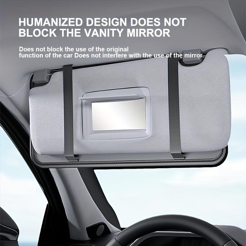 Car Sun Visor Storage Organizer Multi-Pocket Sun Visor Holder Glasses Document Storage Bag Universal Car Interior Accessory