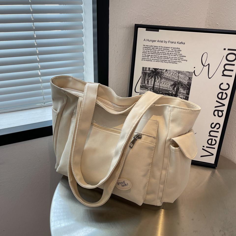 New Women's Oxford Tote Bag - Large Capacity Fashion Shoulder Bag for Students & Commuters