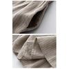 Plain Striped Loose Plus Size Women's New Pressed Pleated Literary Vest Dress