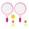 Kids Tennis Racquet Set Badminton Racket with Tennis and 2 Shuttlecocks for Indoor and Outdoor Backyard Beach Sport Game