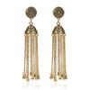 Vintage Indian-style Earrings Chain Tassel Vintage Pagoda Pendant Earrings