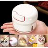 Manual Garlic Chopper Cooking Area Tiny Meat Grinder Multifunction Rotate Vegetable Cutter Mincer Mixer Steel Garlic Masher