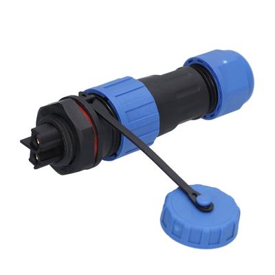 Aviation Socket Plug LP16 2Pin Welding Free IP68 Waterproof  20A Female Male Cable Connector