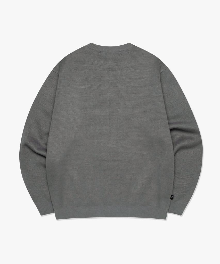 LMC Bear Knit Sweater Heather Gray