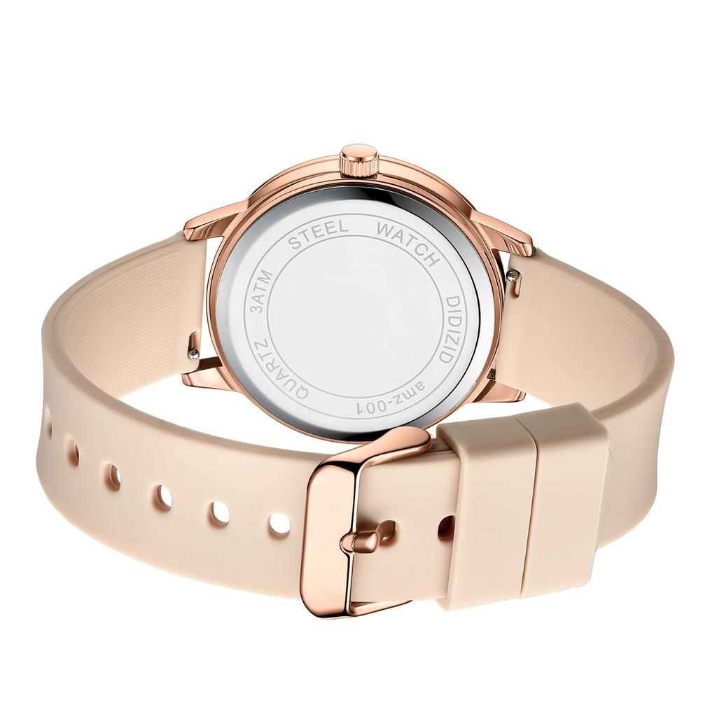 Analog Nurse Easy To Read Urethane Unisex [DIZIZID] Watch, Waterproof, Luminous, Dial, Belt, Simple, Stylish, Men's, Women's, Medical, Nurse, (Pink)