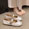Fashion 2025 New Spring Autumn Women's Flat Shoes Simple Trend Elegant Women's Soft Soled Non-slip Ladies Fashion Causal Ballet Shoes