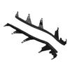 1 Pair Car Headlight Cover Gasket 63128384490 Strong Sealing Black Rubber Flexible Replacement For 3 SERIES E46 Pre‑LCI