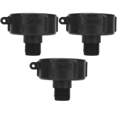 3 buc Conector Rezervor IBC Filet G34 Plastic ABS Adaptor Drenaj Înlocuire Fiting Valvă S60 BUT