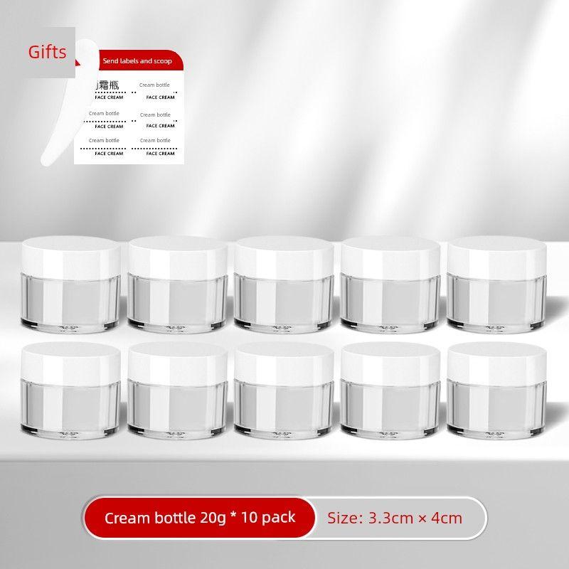 Drop-Resistant Facial Cream Travel Bottle High-End Cosmetics Sample Empty Bottle Travel Sub-Bottle Cream Tall Bottle Portable Eye Cream Box