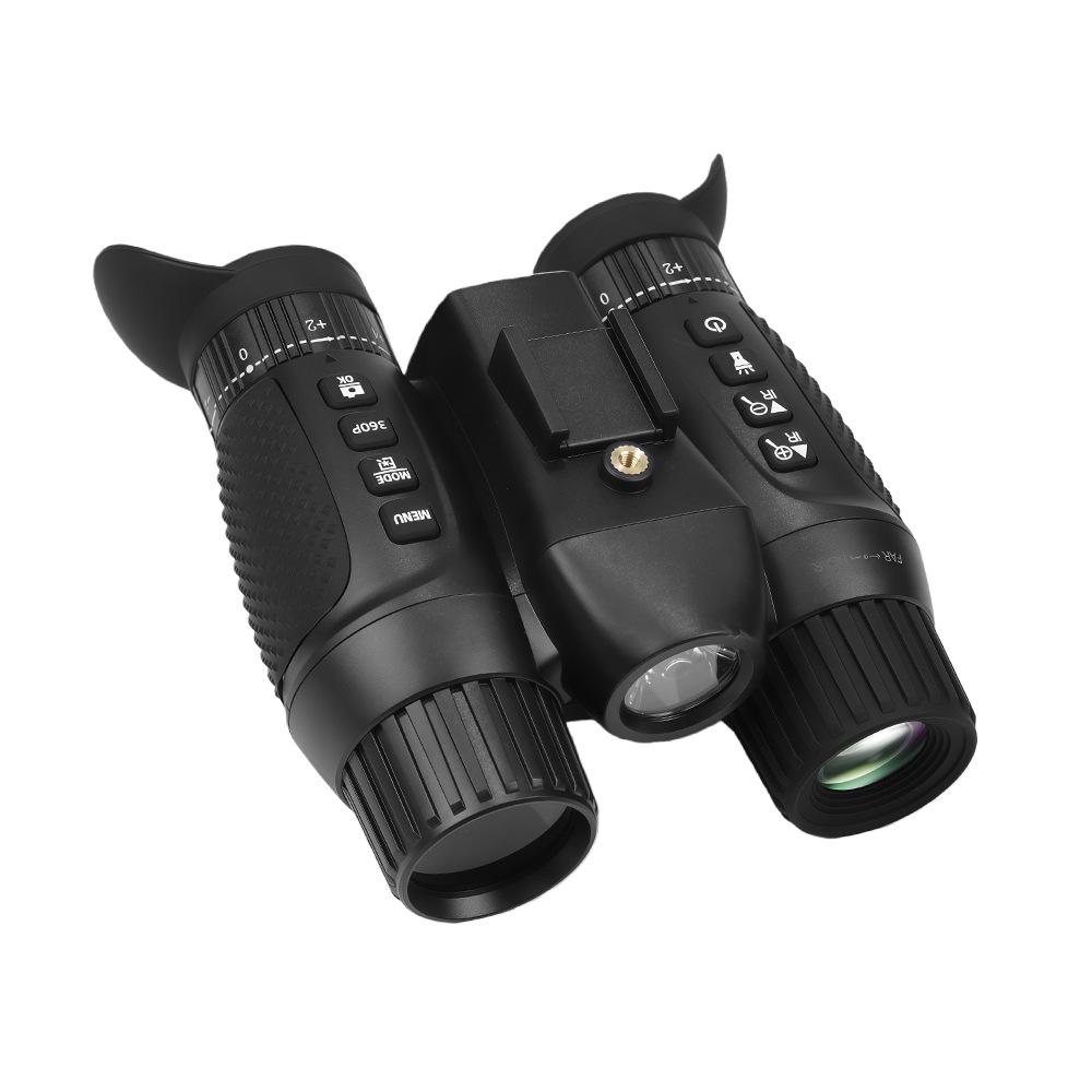 Binocolo Digitale HD con Visione Notturna 3D Montato sulla Testa e Fotocamera per Telescopio