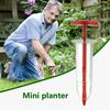 Syringe Seeder Mini Sowing Seed Dispenser Plastic Manual Sower Seed Spreader Handheld Seed Planter Plant Seed Sower for Garden