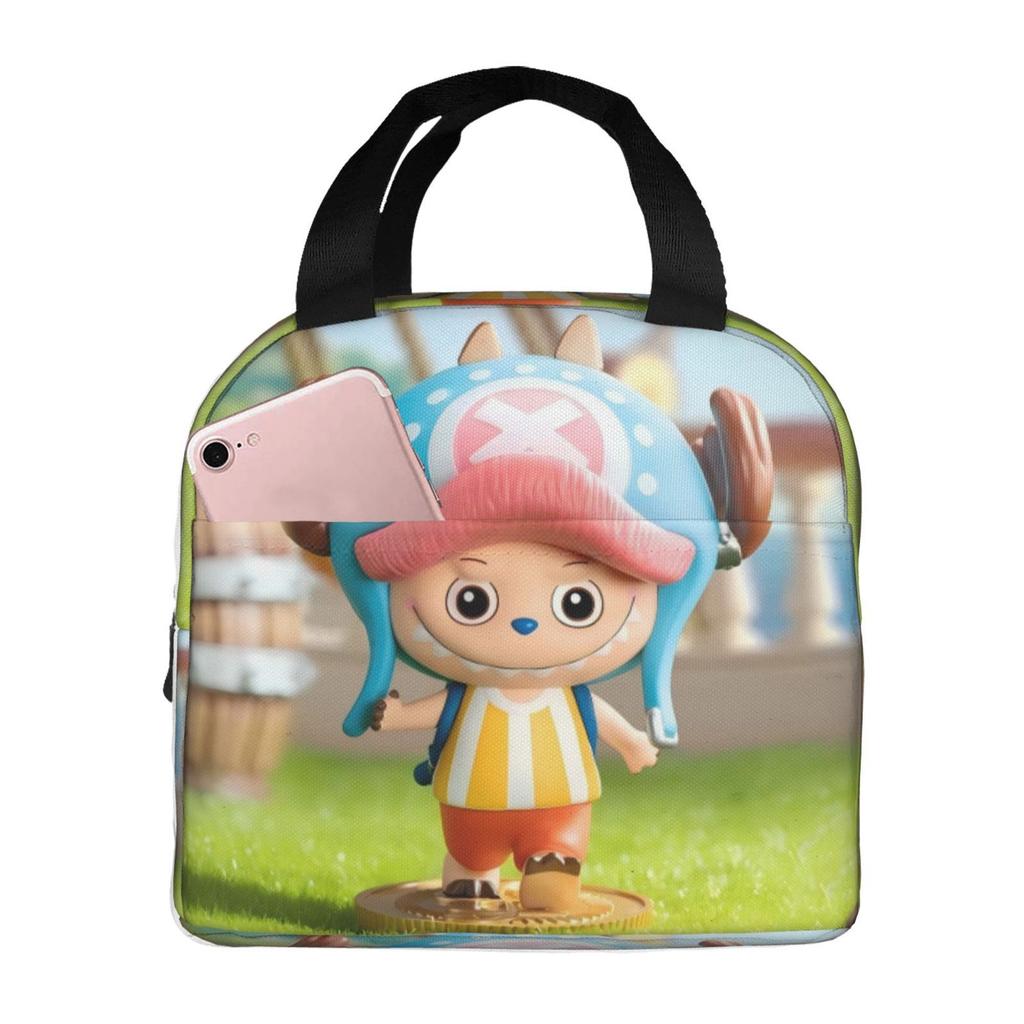 Lunch Bag Children'S Fully Printed Picnic Bag Cartoon Animation Portable Thermal Insulation Bag Convenient Lunch Box Bag