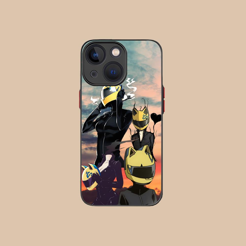 Anime Durarara Phone Case for iPhone 17 16 15 14 13 12 11 X XR XS Air Pro Max Plus Mini Skin Feel Cover