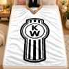 Flannel BlanketKenworth Trucks Warm Soft Throw Blanket for Indoor Sofa Bed Living Room Use