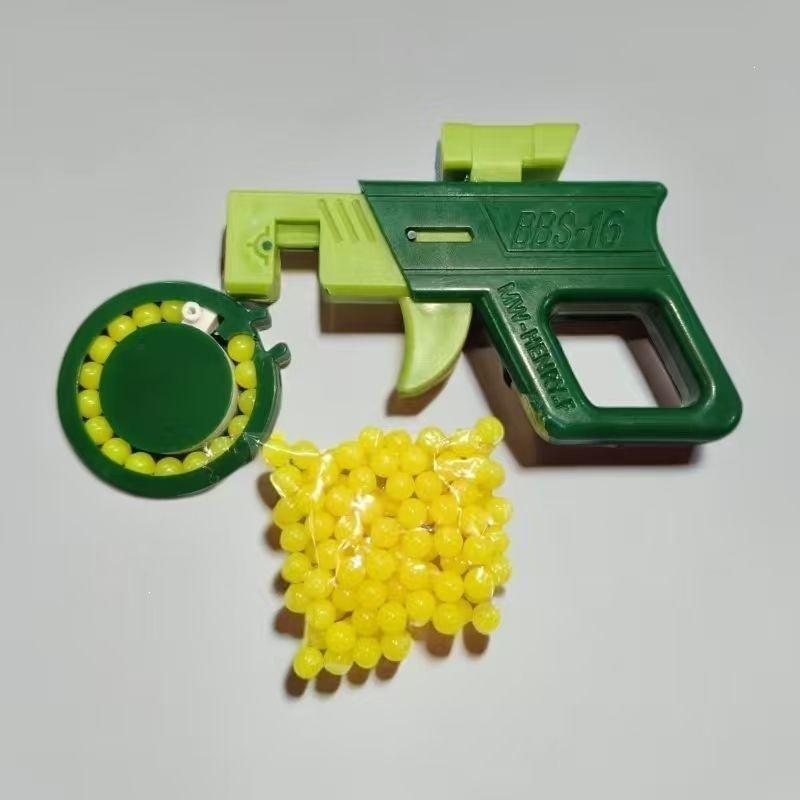 1 Set New Model 3D Printed Abs Mini Toy Blaster Spring Perfect For Kids Outdoor Play Family Gathering