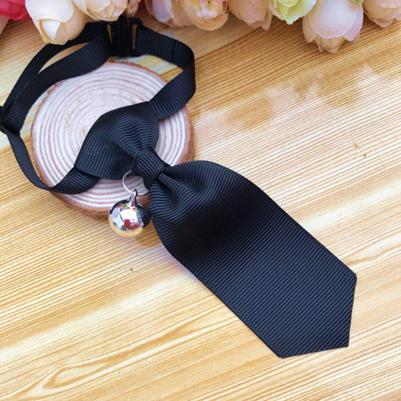 

Ошейник для собак в британском стиле, регулируемый галстук с колокольчиком для украшения