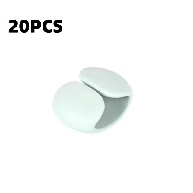 5/20PCS Cable Winder Organizer Clips Mouse Wire Headphone Holder USB Charger Holder Desk Tidy Organizer Wire Cord Protector