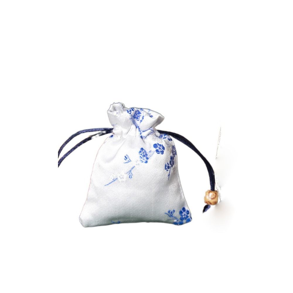 Embroidered Storage Bag Satin Jewelry Packaging Bag Retro Women Sachet  Party