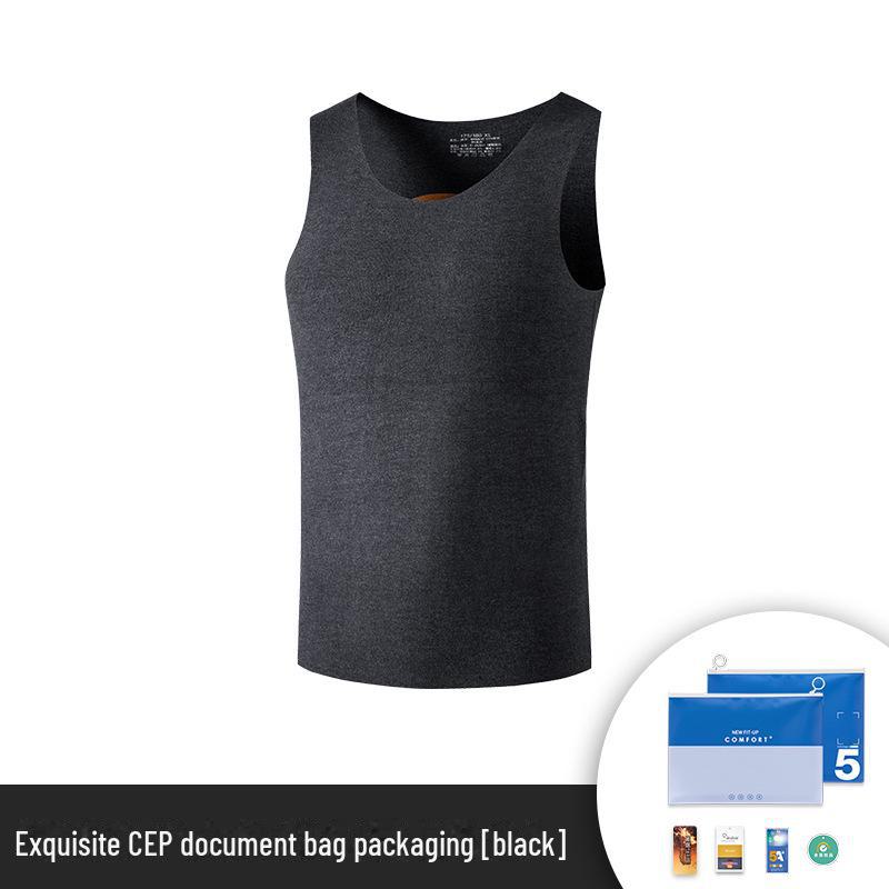 

Мужской терможилет Delong с теплыми имбирными вставками — бесшовный, на бархатной подкладке для защиты матки XL