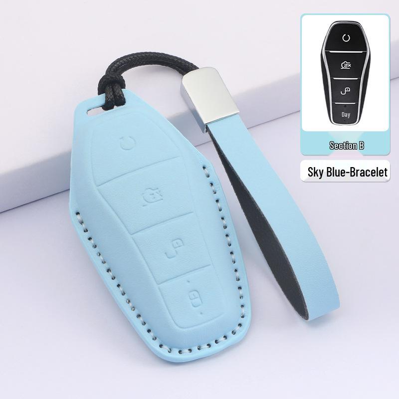 Compatible Key Case for BYD Models: Han, Qin Plus DMI, Song Pro, Tang L, Yuan 05, Seagull, Seal 06, Dolphin
