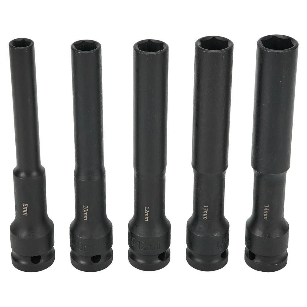 1Pcs Spanner Converter Reducer 1/2inch Hex Hand Tool Extended Type Impact Wrench Drive Electric Hex Standard Wrench 7-24mm