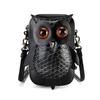 Zomer Nieuwe Persoonlijkheid Uil Telefoon Tas Steampunk Retro Cool Tandwiel Wiel MINI Portemonnee Premium PU Klinknagel Schouder Diagonaal Straddle Tas voor Mannen en Vrouwen