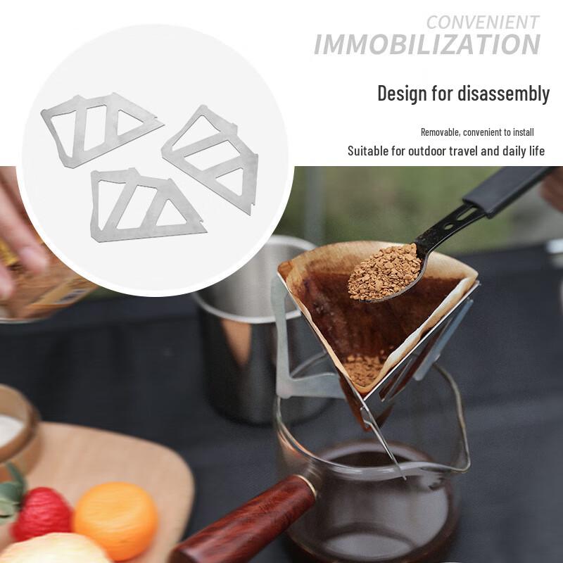 OEING Portable Stainless Steel Coffee Drip Filter Rack