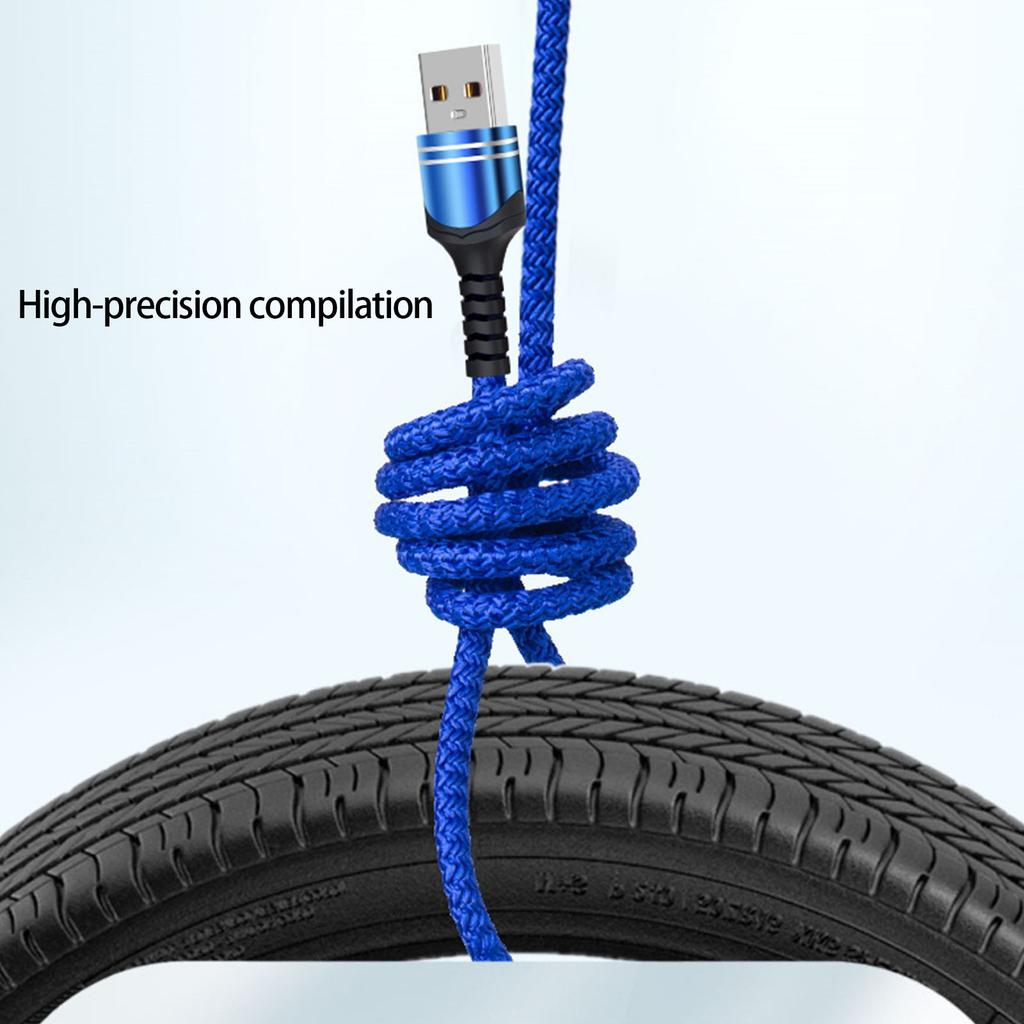 5A 66W Rapid Charge Braided USB C Cable High Durability Fast Charging Solution For Smartphones Tablets On The Go