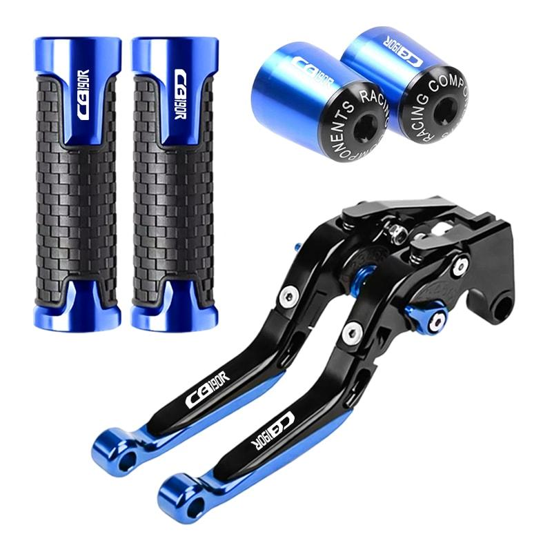 Motorcycle Brake Clutch Levers Handlebar Grips Ends CNC Aluminum For Honda CB 190R 2016 CB190R 2017