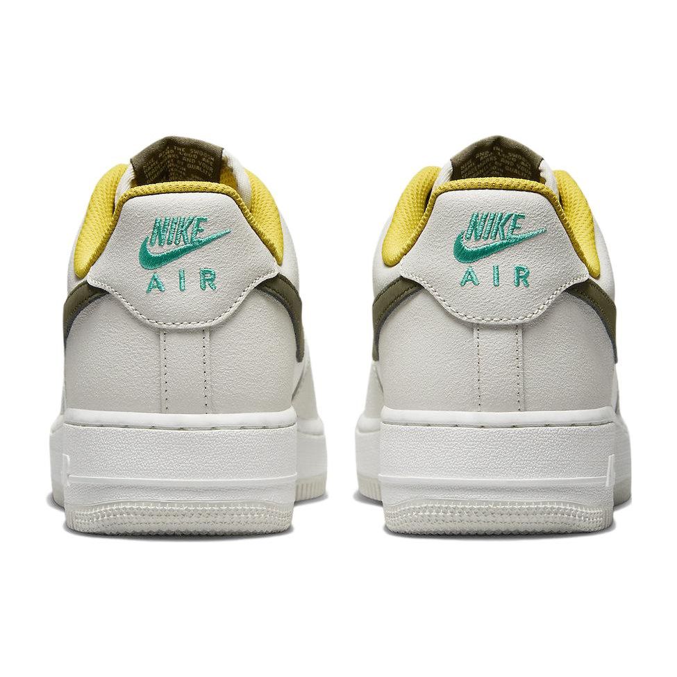 Nike Ανδρικά Αθλητικά Παπούτσια Air Force 1 Low Premium Light Bone Cargo Khaki Κρεμ Summit-White Vivid-Sulfur FV3628-031