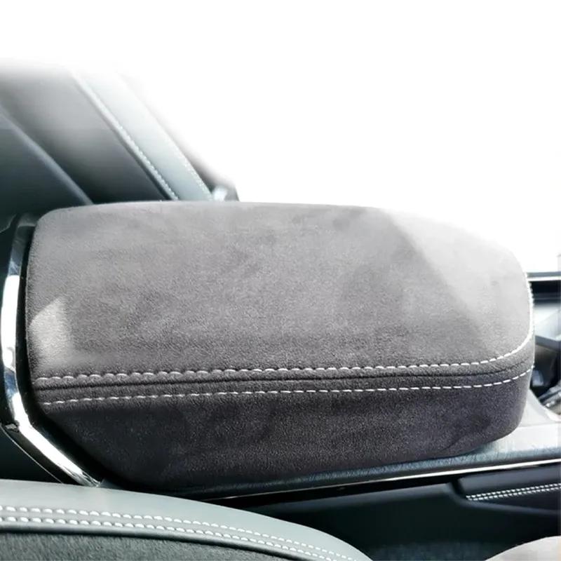 Car Armrest Box Cover For MG4 EV 2022 Mg 4 EH32 2023 Central control PU Leather protective pad Interior modification accessories