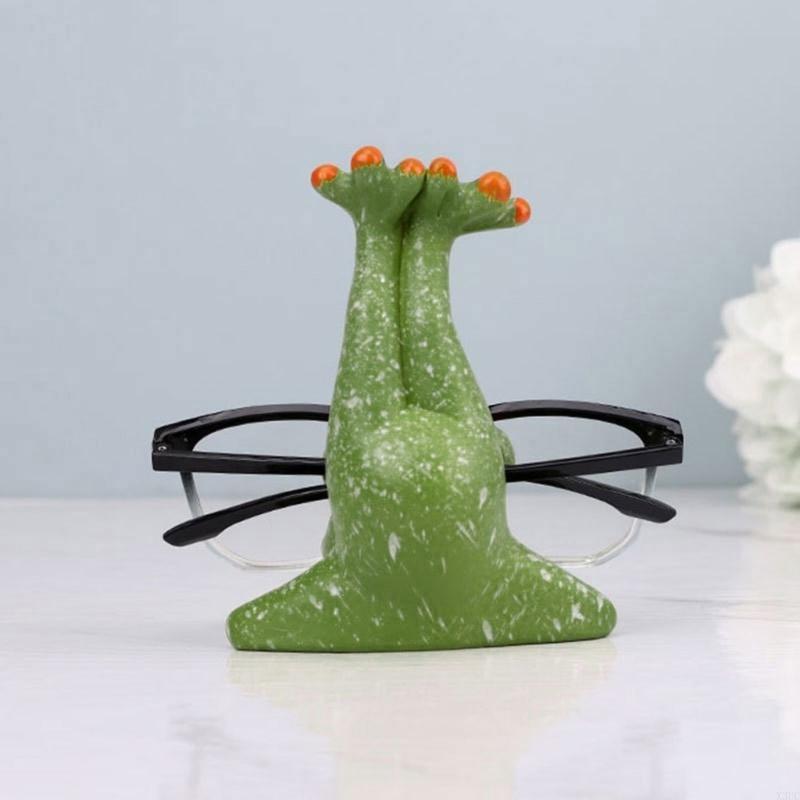 Lovely Frogs Spectacles Display Holder Multifunctional Desk Stand for Men Women X3UC