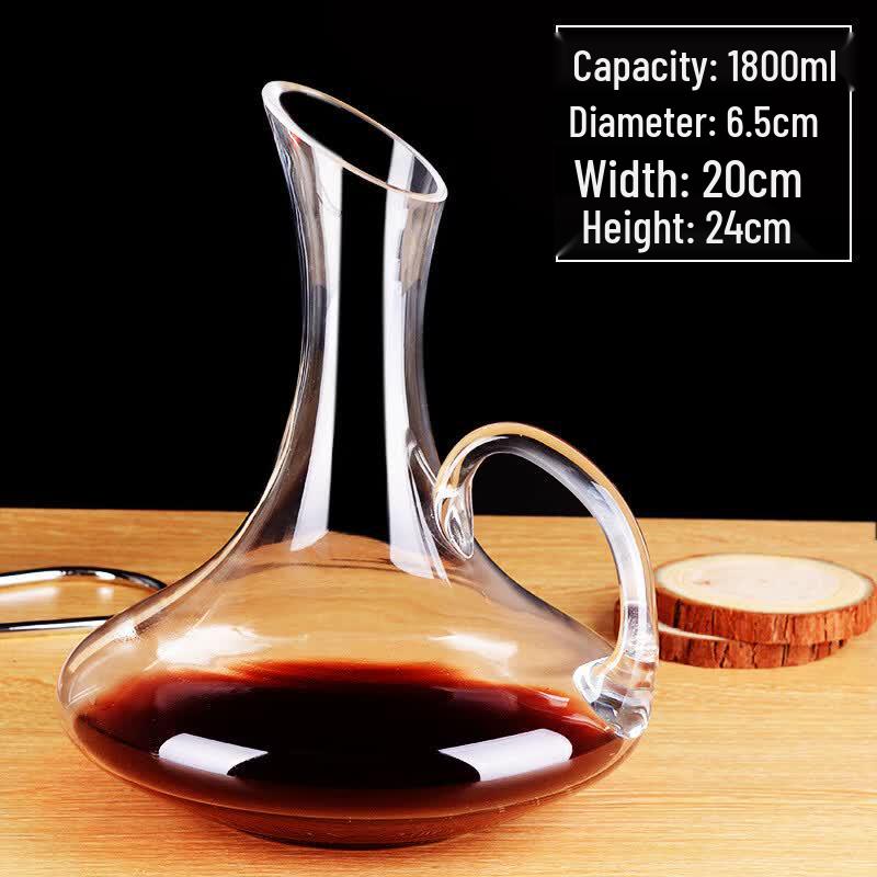 MDNG Crystal Glass Decanter with Handle
