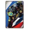 Placca in Latta Vintage Moto, Decorazione Garage Officina Dacha 20x30cm