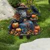 Halloween Lights Outdoor,Halloween Yard Decorations,Halloween Elder Pumpkin Acrylic Decoration Potted Plants Scene Decoration Props Decoration Plaques