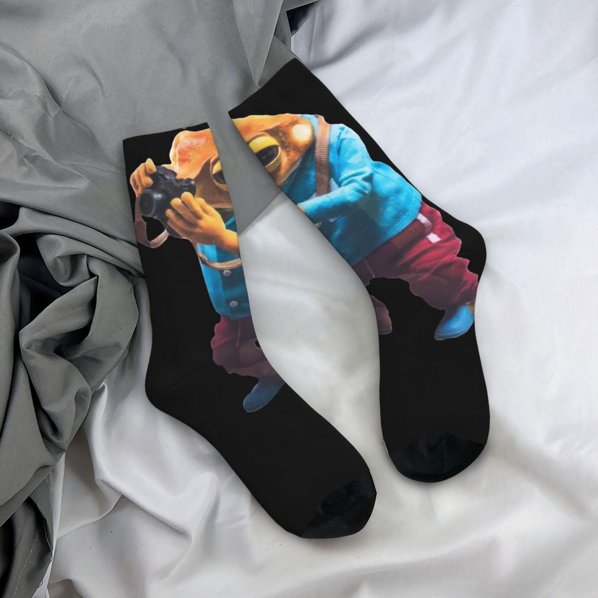 

Casual Bad Bunny DTMF Debi Tirar Mas Fotos Design Print Socks Spring Autumn Winter Comfortable Crew Socks Sweat Absorbing One Size