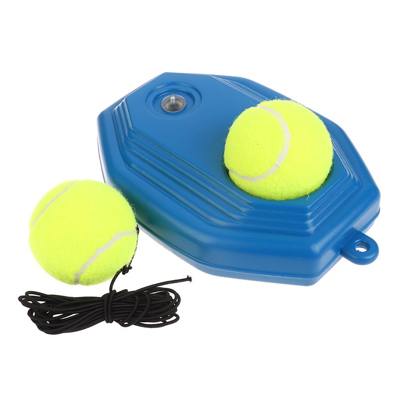 Portable Solo Tennis Trainer Rebound Tennis Ball With String Rope Self Tennis Practice Training Tool For Adults Kids Beginners