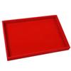 Red Velvet Jewelry Display Tray - Free Shipping; Ideal for Rings, Pendants, Necklaces, & Bracelets