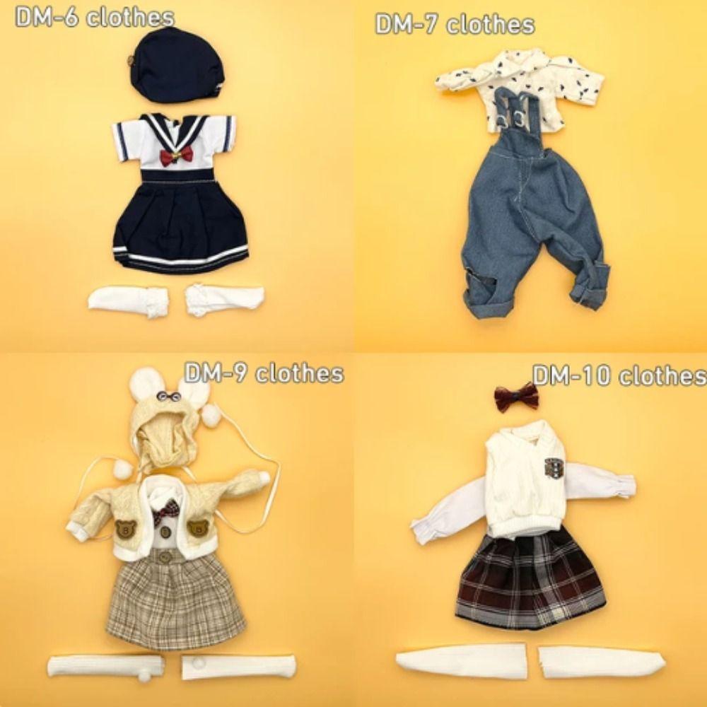 DIY Toys 30cm BJD Doll Clothes Colorful 11 Inch BJD Dolls Dress 1/6 Bjd Doll Clothes  Children Gift