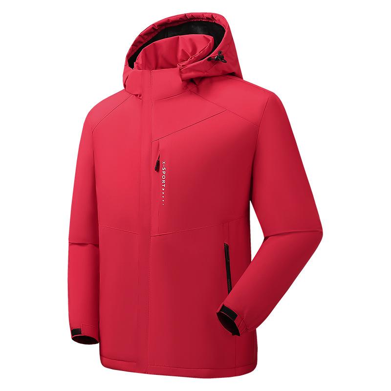 

Новая бархатная куртка с подкладкой, одежда для альпинизма, ветрозащитная водонепроницаемая куртка, теплое пальто с хлопковой подкладкой 8XL