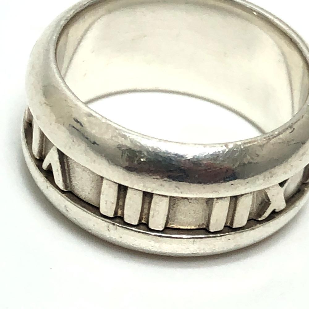 TIFFANY&Co. Atlas 2003 Wide Accessory Jewelry Ring SV925 Silver