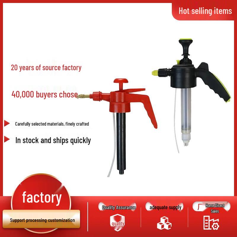 

Pneumatic Garden Sprayer Nozzle (2L/3L) with Universal Head for Flower Arrangements. A: 0.8/1.5L Spray Bottle Head