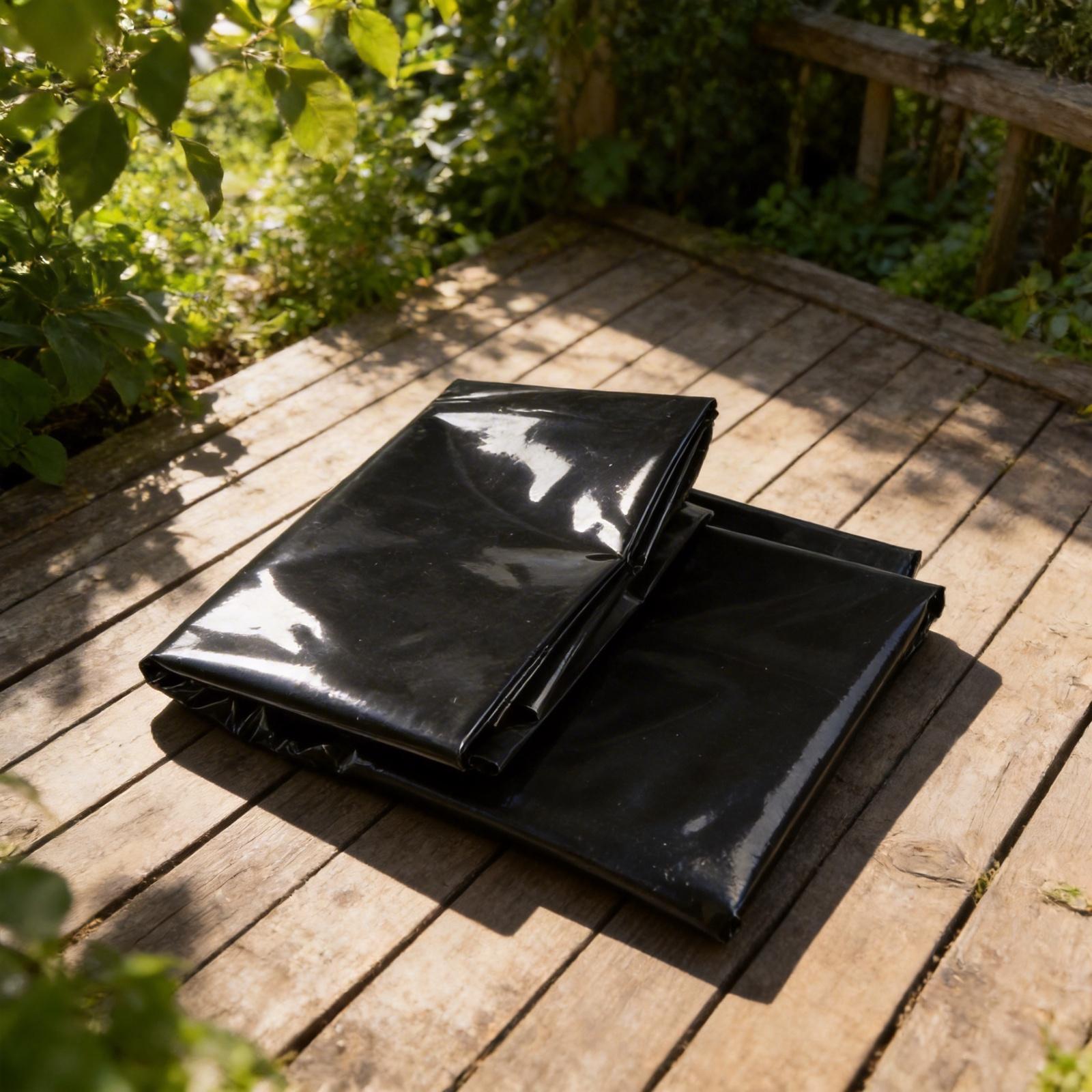 Landscaping Projects Fish Pond Liner Pond Installation 200x400cm Lightweight HDPE Pond Membrane Pond Waterproofing China Mainland
