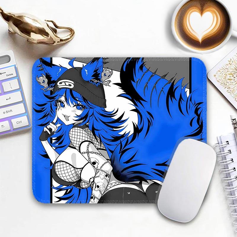 Waifu Cups Season 6 Standard Mouse Pad Edge Stitched Small Spite Anime Mousepad Travel Mouse Mat Non-Slip Office Mousemats